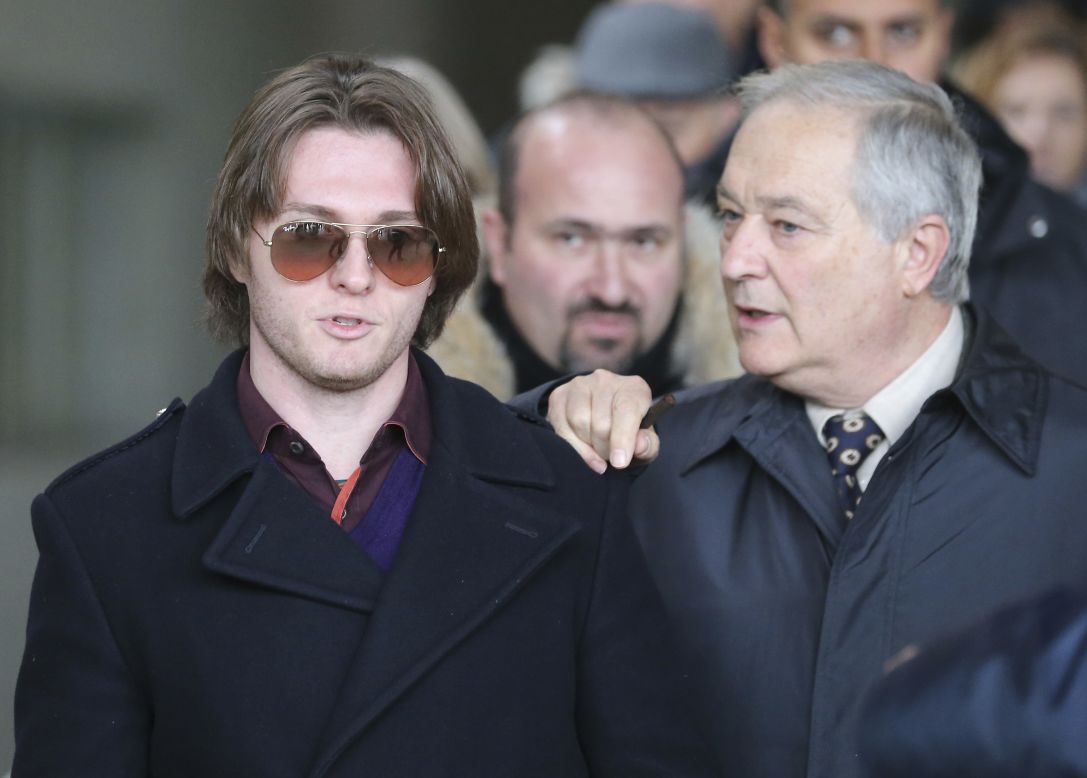 Sollecito, left, and his father, Francesco, leave after attending the final hearing before the verdict on January 30. After nearly 12 hours of deliberation, the court reinstated the guilty verdict first handed down against Knox and Sollecito in 2009.