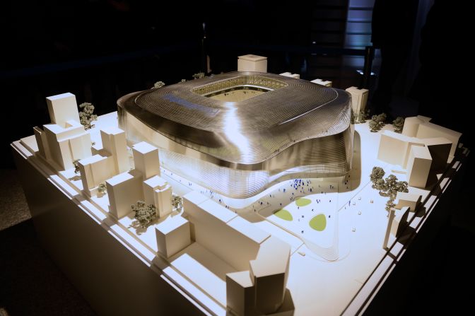 Así lucirá el histórico estadio Santiago Bernabéu del Real Madrid luego de sus trabajos de remodelación