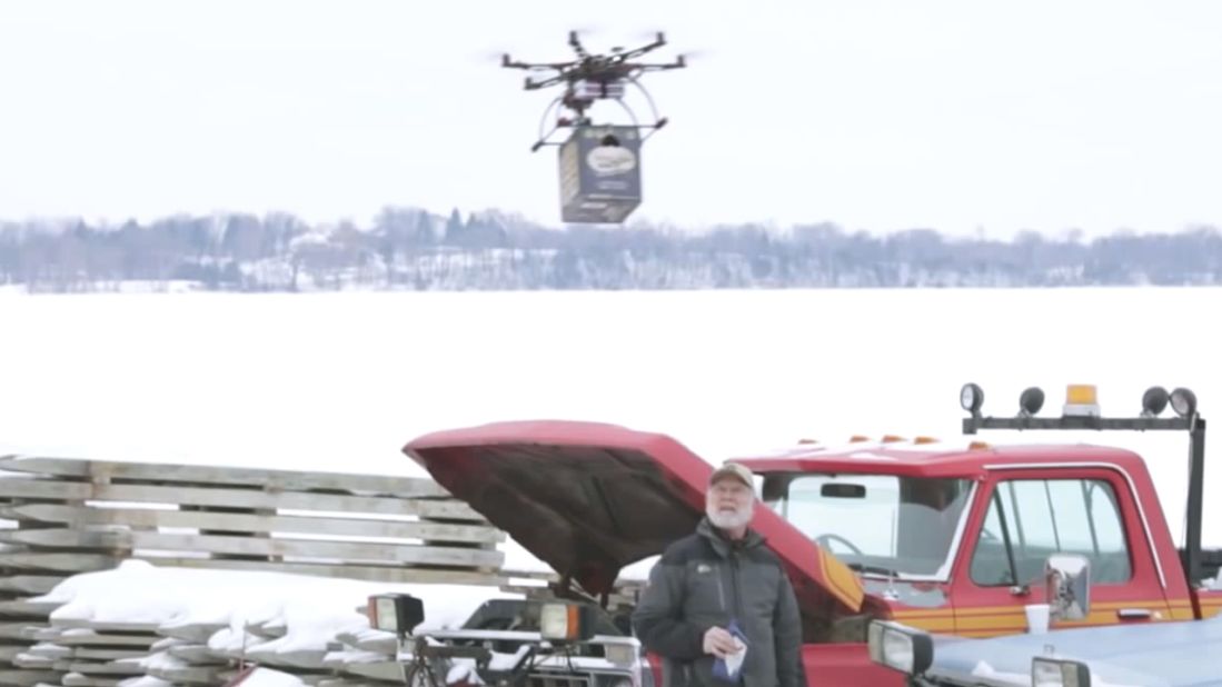 <strong>Raining beer -- </strong>An ill-feted venture in Minnesota saw ice fishers and local brewers rebuked for using drones to deliver beer cases in 2014. Beer company Lakemaid ran afoul of the Federal Aviation Administration because flying drones for commercial purposes at 400 feet or higher was against the law. <a href="https://www.cnn.com/2014/01/31/tech/innovation/beer-drone-faa/index.html" target="_blank">Read more. </a>