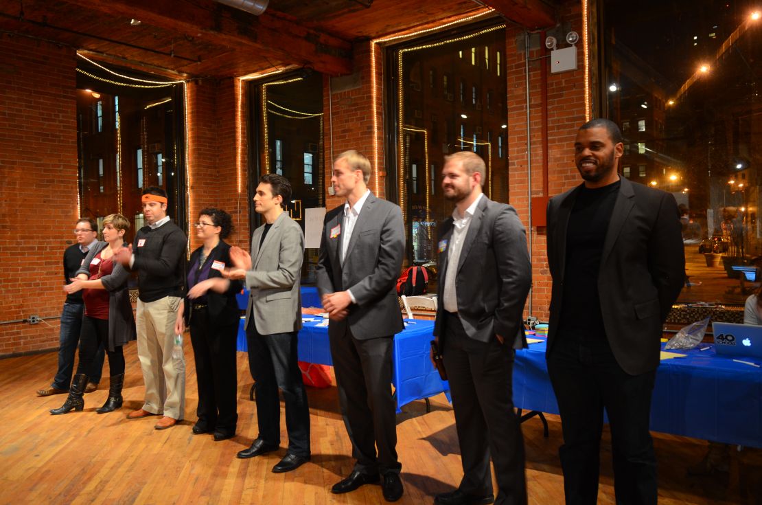 Educators and entrepreneurs collide at pitch night.