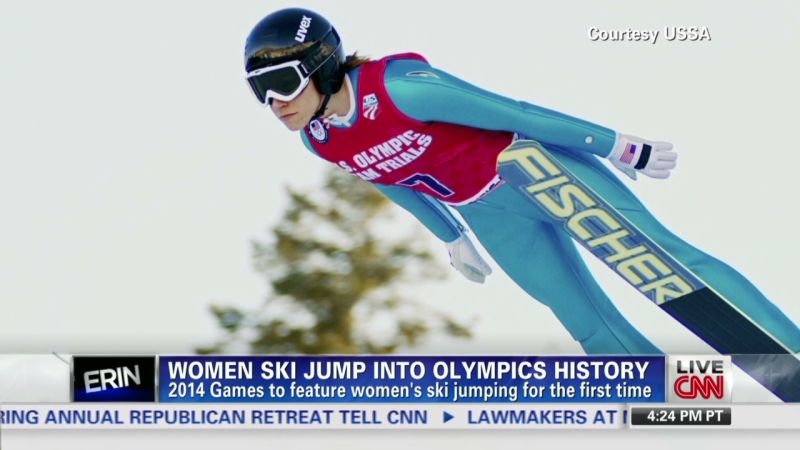 Women ski jump into Olympics history CNN