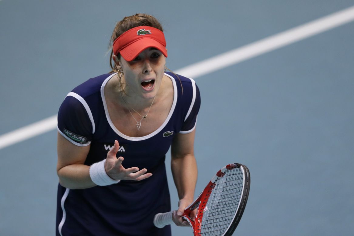 Cornet bounced back from losing the first set in a tiebreak to level the match, and then rallied from 5-3 down in the decider to force another shootout -- but lost it 7-5. 