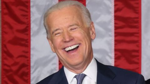 Vice President Joseph Biden prior to US President Barack Obama's State of the Union address before a joint session of Congress on the floor of the US House of Representatives in the US Capitol on January 28, 2014. Jim Lo/EPA/Scalzo/Landov