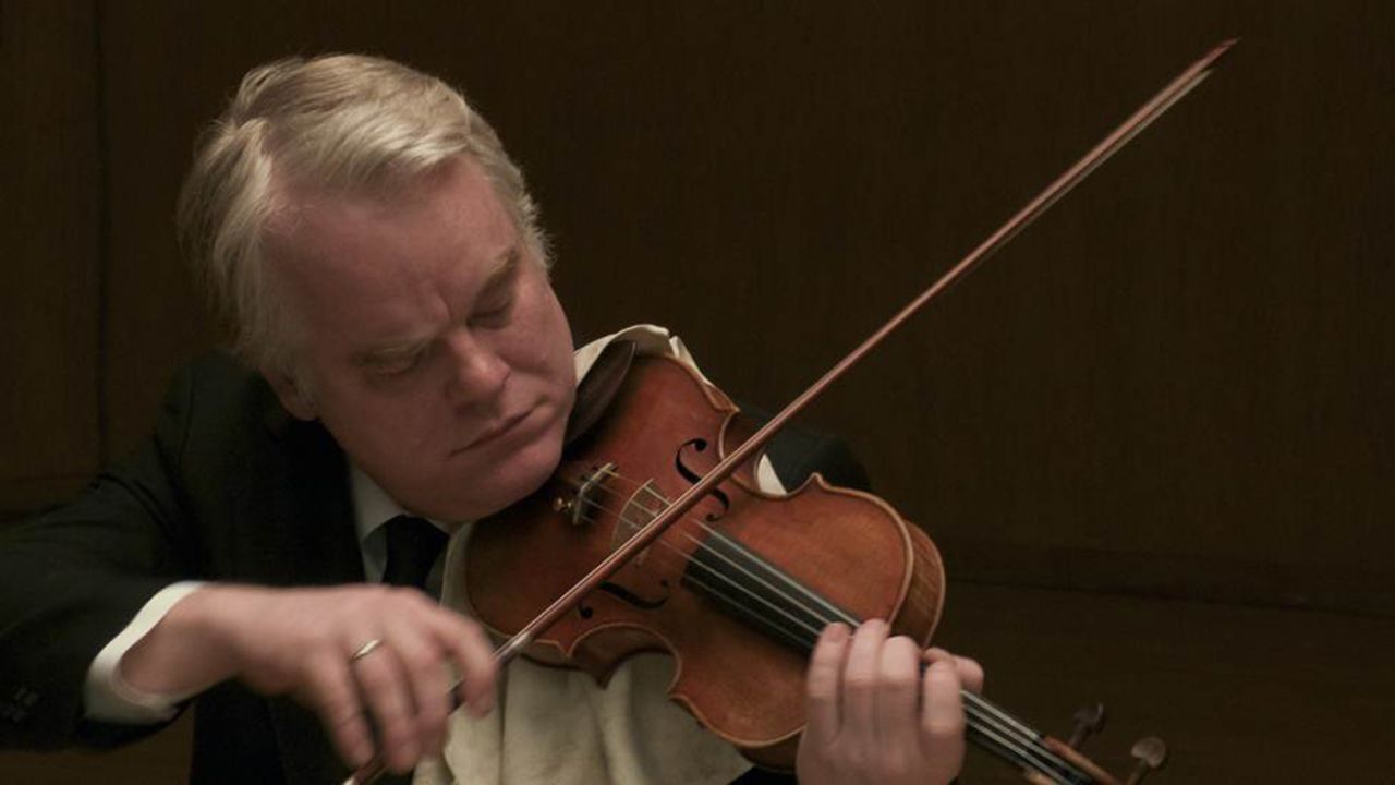 Hoffman appears in 2012's "A Late Quartet." He reportedly learned how to play the violin during his role as a member of a string quartet. <a href="http://www.huffingtonpost.com/katie-calautti/philip-seymour-hoffman-christopher-walken_b_2629784.html" target="_blank" target="_blank">He told the Huffington Post </a>that "I really got into the violin thing, because it's not acting, and I got off on that."