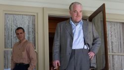Hoffman appears with Joaquin Phoenix in "The Master."