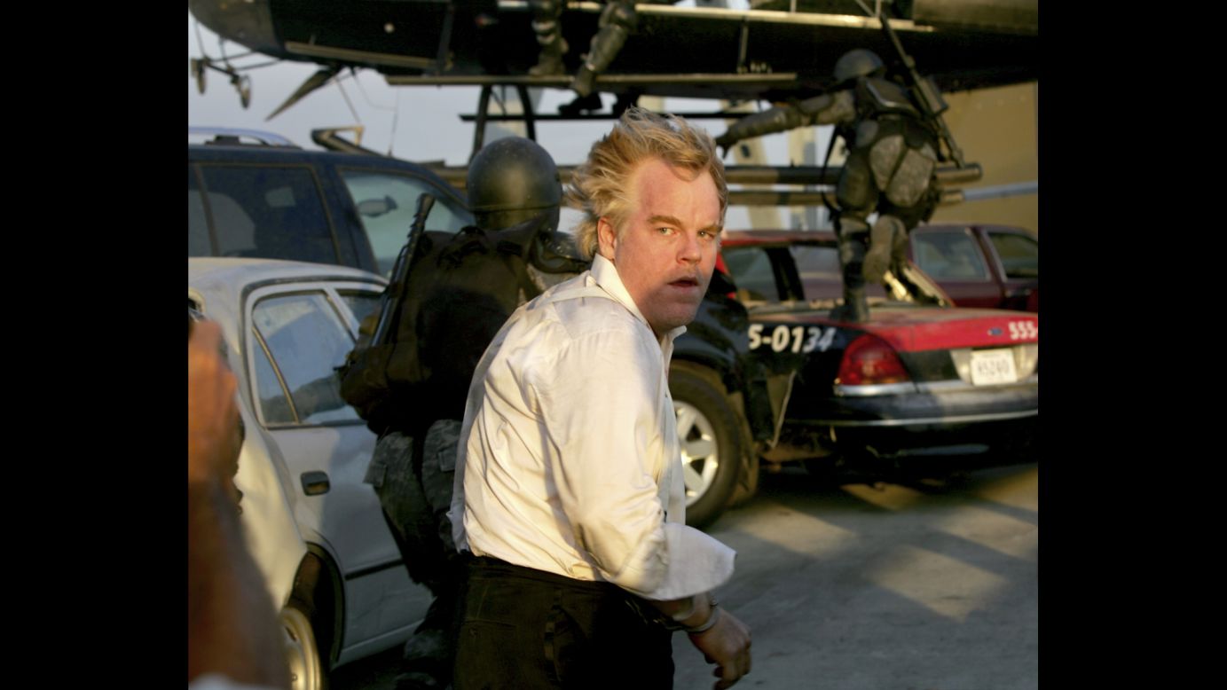 Hoffman plays Owen Davian in 2006's "Mission: Impossible III." The <a href="http://on.aol.com/video/mission--impossible-iii---philip-seymour-hoffman---feature-517618870" target="_blank" target="_blank">actor told AOL</a> at the time that while an action film was not usually his type of role, "it was just one of those things where all the ingredients seemed right." 