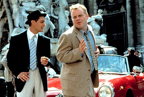 Jude Law and Hoffman share a scene in 1999's "The Talented Mr. Ripley." Hoffman was hailed as a scene stealer in the psychological thriller set in Italy.