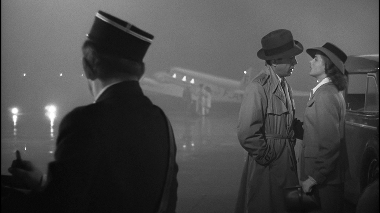 Humphrey Bogart and  Ingrid Bergman in Michael Curtiz's "Casablanca."