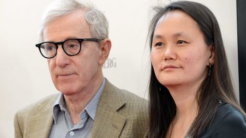 Allen's breakup with Mia Farrow was precipitated by her discovery of an affair between the director and her then 21-year-old adopted daughter Soon-Yi Previn. Farrow found nude photos of Previn in Allen's apartment. Previn and Allen, seen here in 2012 at the premiere of "To Rome With Love" in Los Angeles, have been married since 1997 and are the parents of two adopted daughters. 