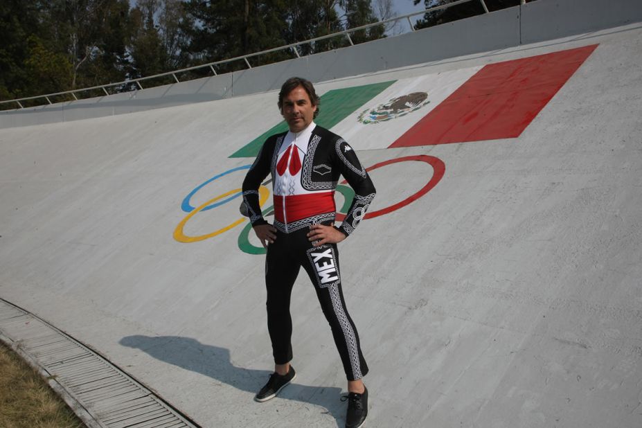 He founded the Mexican Federation of Winter Sports in 1981 and the 55-year-old has competed in the Games on five previous occasions between 1988 and 2010. 