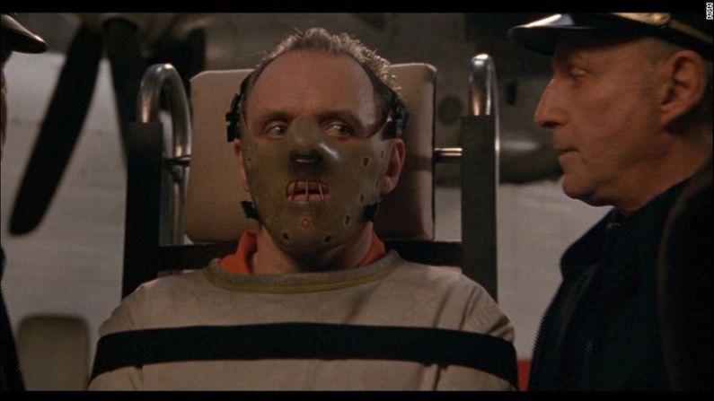 "The Silence of the Lambs" won a slew of Oscars, including best actor (for Anthony Hopkins, pictured), best actress (Jodie Foster) and best picture. The 1991 film stars Foster as an FBI agent on the trail of a serial killer and Hopkins -- who has just 16 minutes of screen time -- as Hannibal Lecter, a jailed killer who assists her.