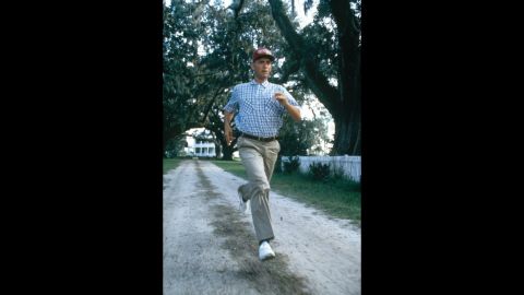 <strong>"Forrest Gump" (1995):</strong> Tom Hanks plays a Southern bumpkin who always seems to be in proximity to great events, whether they be the Vietnam War, U.S.-Chinese ping-pong diplomacy or the writing of "Imagine." Though some critics hooted, the film was a popular success and also won Oscars for Hanks, director Robert Zemeckis and adapted screenplay -- six in all.