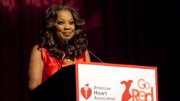 Star Jones speaks at an American Heart Association Go Red luncheon.