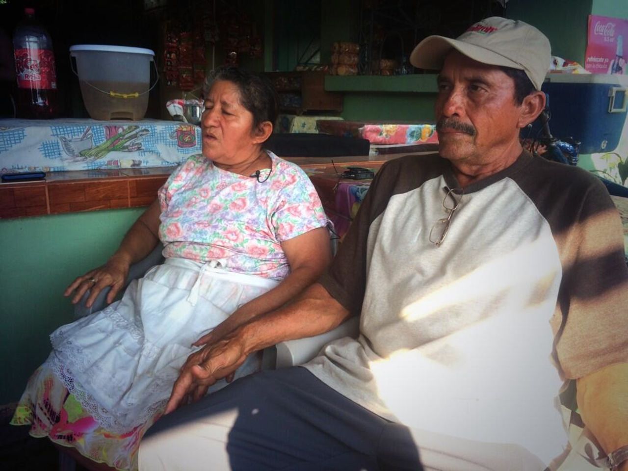 Julia y Ricardo, padres de Alvarengo, dijeron que no veían a su hijo hace ocho años.