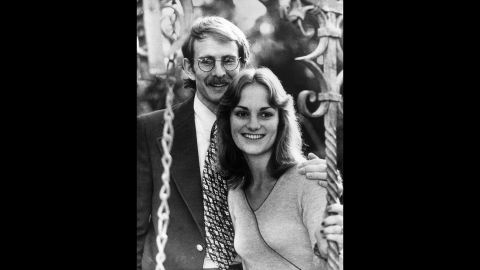 On that night in February, Hearst was abducted at gunpoint from the apartment she shared in Berkeley, California, with her fiance, Steven Weed, seen here with Hearst. The crime was committed by a radical group called the Symbionese Liberation Army, or SLA. 