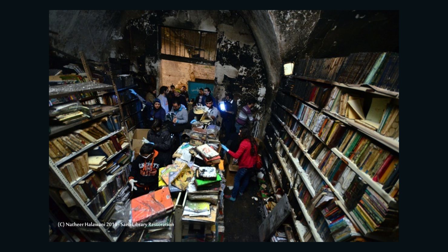 Volunteers hope the $35,000 will be raised to restore the books and building.