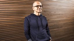 Satya Nadella becomes the third CEO of Microsoft, and has been with the company for 22 years.