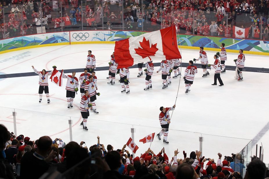 The Sochi Games brings the chance to watch top National Hockey League players face-off for national pride. NHL star Sidney Crosby, carrying the flag here, led Canada to gold in 2010 with victory over the U.S. in the final. Can he repeat the success in Sochi?
