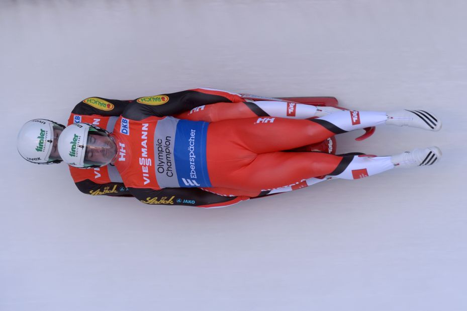 This is the luge -- also known as a toboggan ride for two. Luge is just one of the new words you can impress your friends with by watching the Winter Olympics.