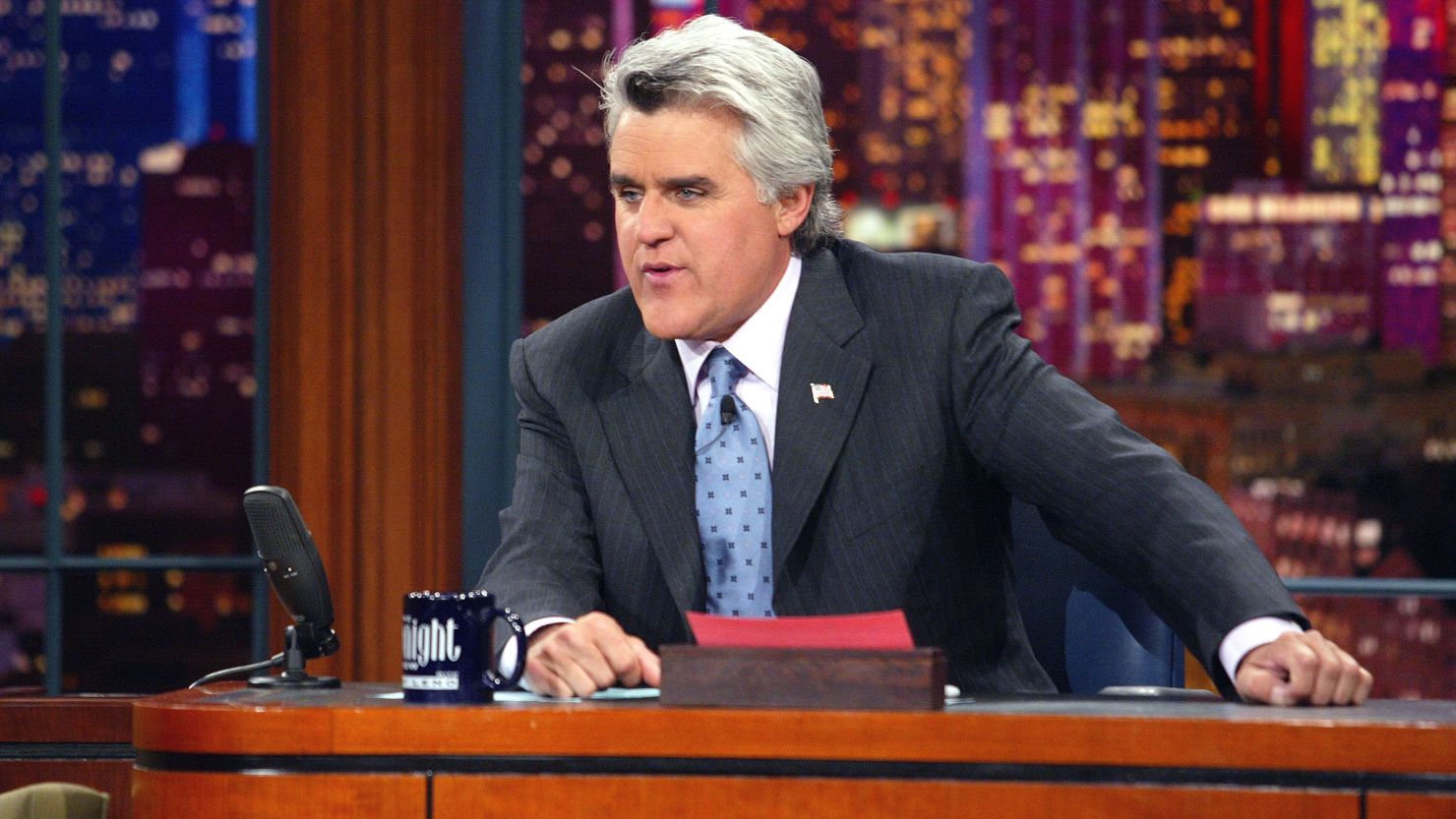 Now that he's out from behind the "Tonight Show" desk, Jay Leno is spending his time giving back to soldiers.