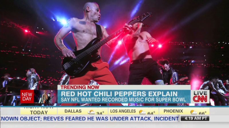 red hot chili peppers super bowl