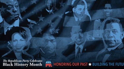 The Republican National Committee is launching its first paid ad campaign in recognition of Black History Month.