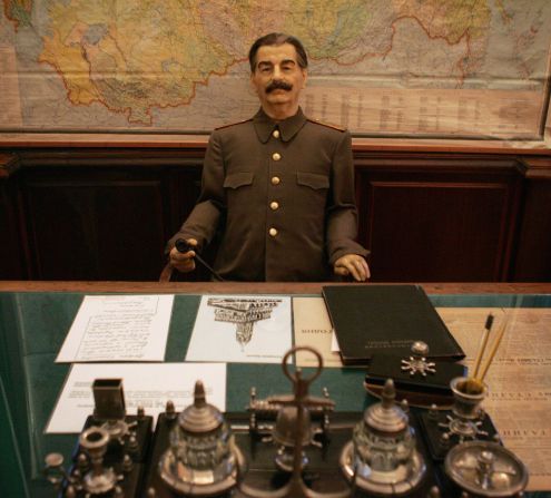 The "Man of Steel" -- wax version -- in his Sochi dacha. Stalin established the resort as a summering spot for Russian politicos, including Vladimir Putin.