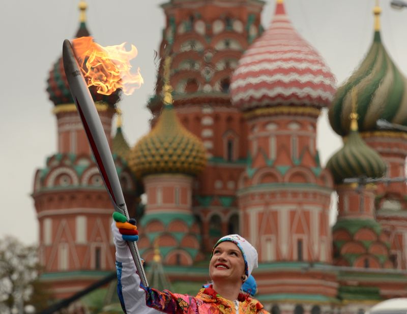 Sochi will be a smoke-free Olympics -- tricky for cigarette-loving Russians. One whipped out a lighter and re-lit the Olympic flame last year.