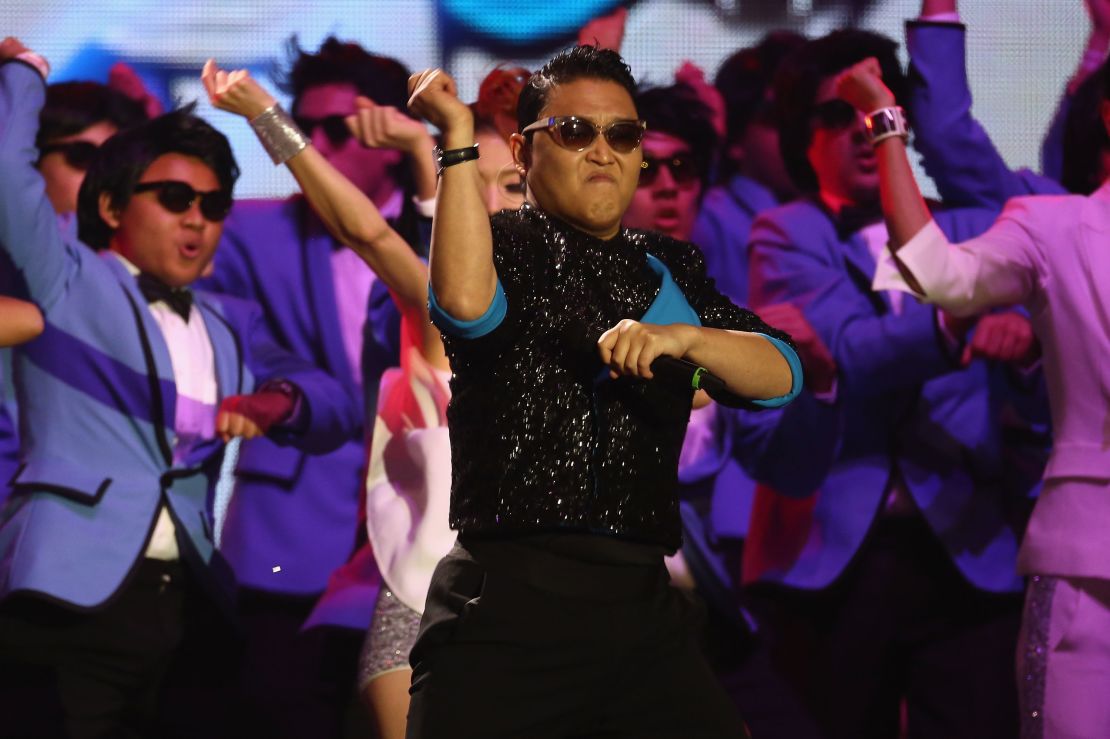 "Gangnam Style" by South Korean rapper Park Jae Sang went viral in 2012.