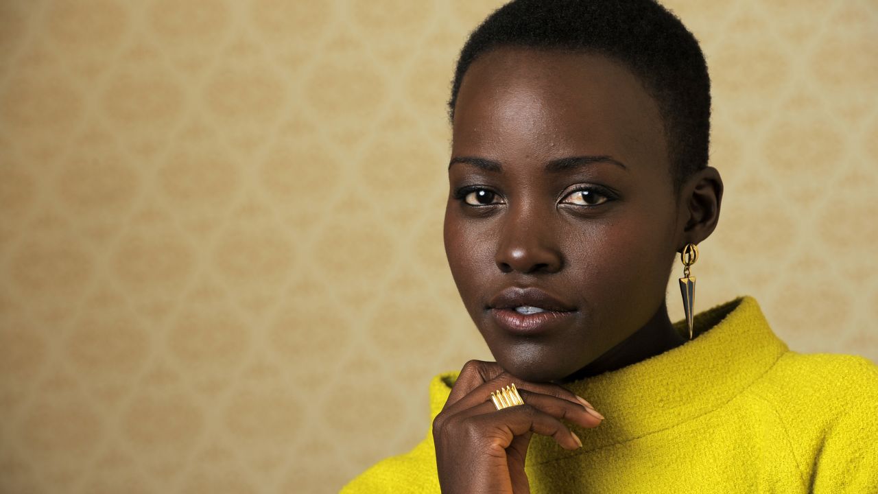 Lupita Nyong'o, a cast member in "12 Years a Slave," poses for a portrait on day 3 of the 2013 Toronto International Film Festival on Saturday, Sept. 7, 2013 in Toronto. (Photo by Chris Pizzelloi/Invision/AP)