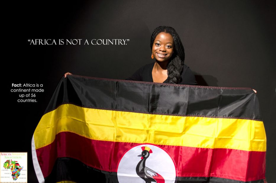 "We wanted to show the beauty and the power of the flag. We also wanted to break one of the biggest misconceptions about the continent, which is that Africa is a country," says Bunatal. 