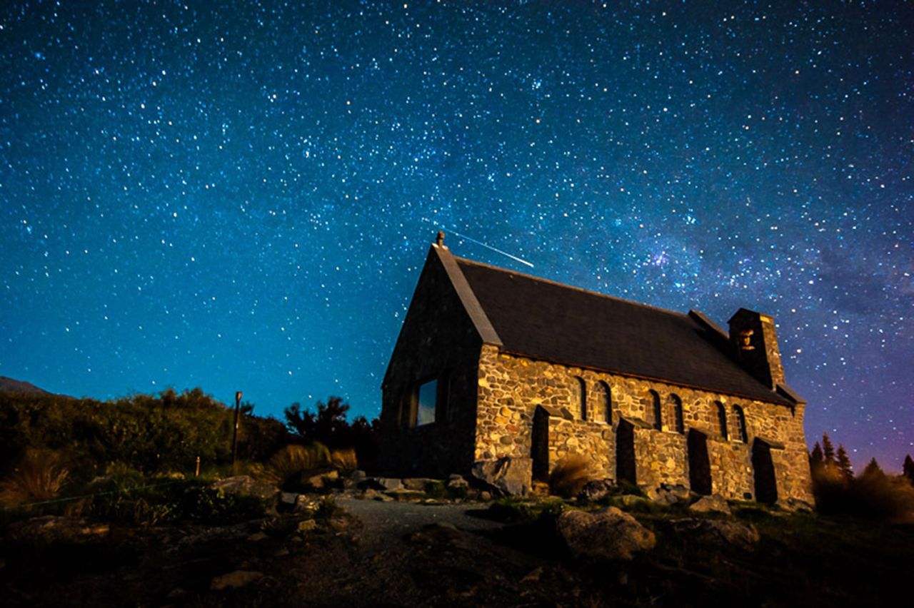 The church and Dark Sky Reserve behind it have graced many a photography roundup of beautiful places around the world. 
