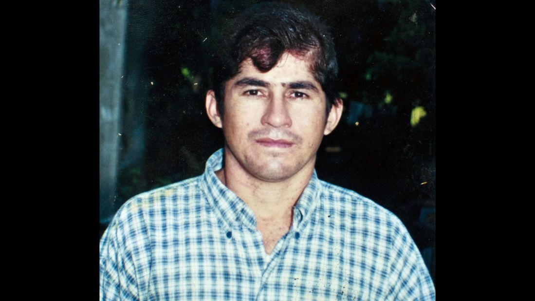 A photograph of a younger Alvarenga, shared by his father, Jose Ricardo Orellana.