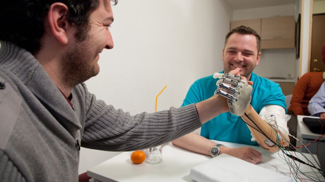 Researchers hope to use this principle to create a prosthetic hand system that allows amputees to feel touch outside of the laboratory, too. 