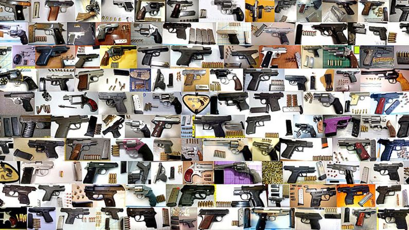 La TSA descubrió en 2013 un total de 1.813 armas de fuego fueron confiscadas, 1.477 (80 %) de las cuales estaban cargadas.