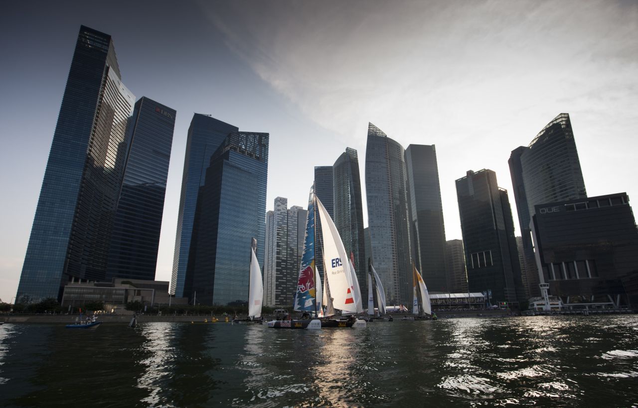 The series travels to all manner of venues across the globe after the first "act" (as each regatta is known) in Singapore starting February 20.