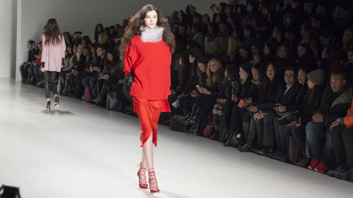 Marissa Webb, the former head designer for J. Crew,  showed her own line on the first day of Mercedes-Benz Fashion Week. 