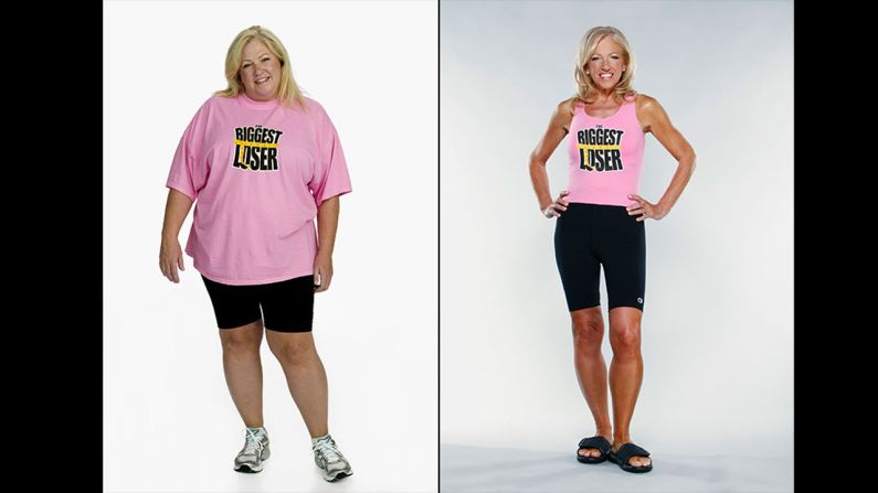 Season 7 star Helen Phillips worked her way from 257 pounds to a finale weight of 119. After she won, <a href="http://www.goodhousekeeping.com/health/weight-loss/helen-phillips-weight-loss-success" target="_blank" target="_blank">Phillips treated her husband</a> to a Las Vegas vacation and relished feeling confident enough to wear "a cute bathing suit, strutting my stuff!" 