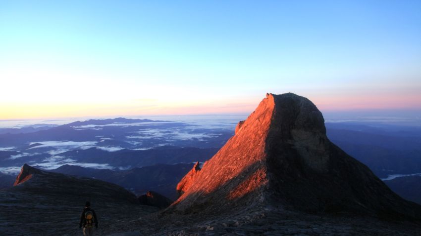 At 4,092 meters, the stunning pyramid configuration of St Johns Peak is only three meters shorter than Mount Kinabalu's true summit, Low's Peak. It was named after Spencer St John, the former British Counsel in Brunei who joined the second and third documented climbs of Mount Kinabalu in April and July of 1858.