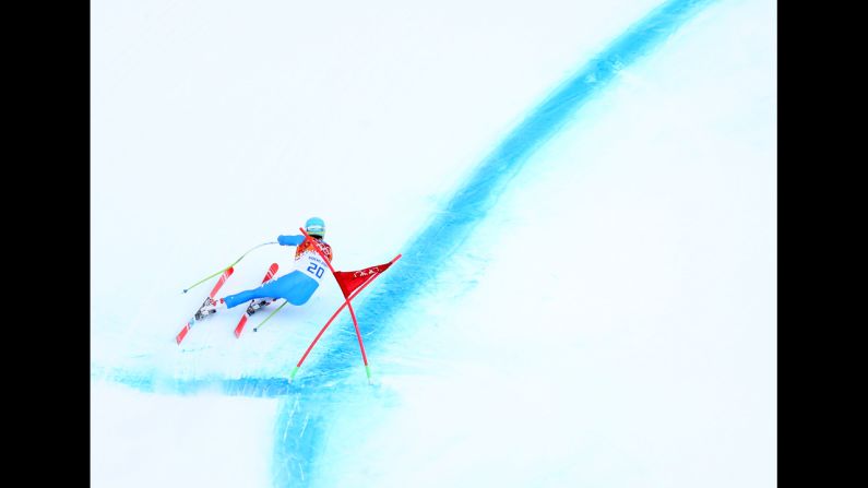 Christof Innerhofer of Italy took the silver medal in the men's downhill.