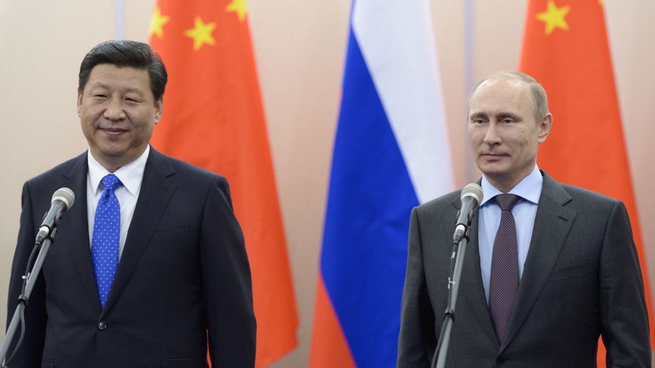 Chinese president Xi Jinping and Russia's president Vladimir Putin meet in Sochi for the Winter Olympics. In an interview with Russian TV,  Xi declared he was "absolutely satisfied" with the development of China-Russia ties.
