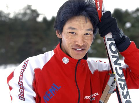 44-year old Dacchiri Sherpa is Nepal's sole representative, and will compete in cross-country skiing.