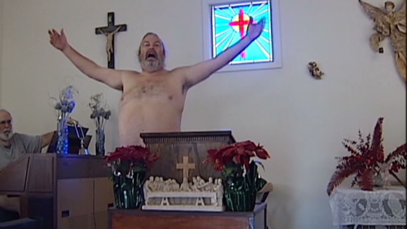 Congregation worships in the nude