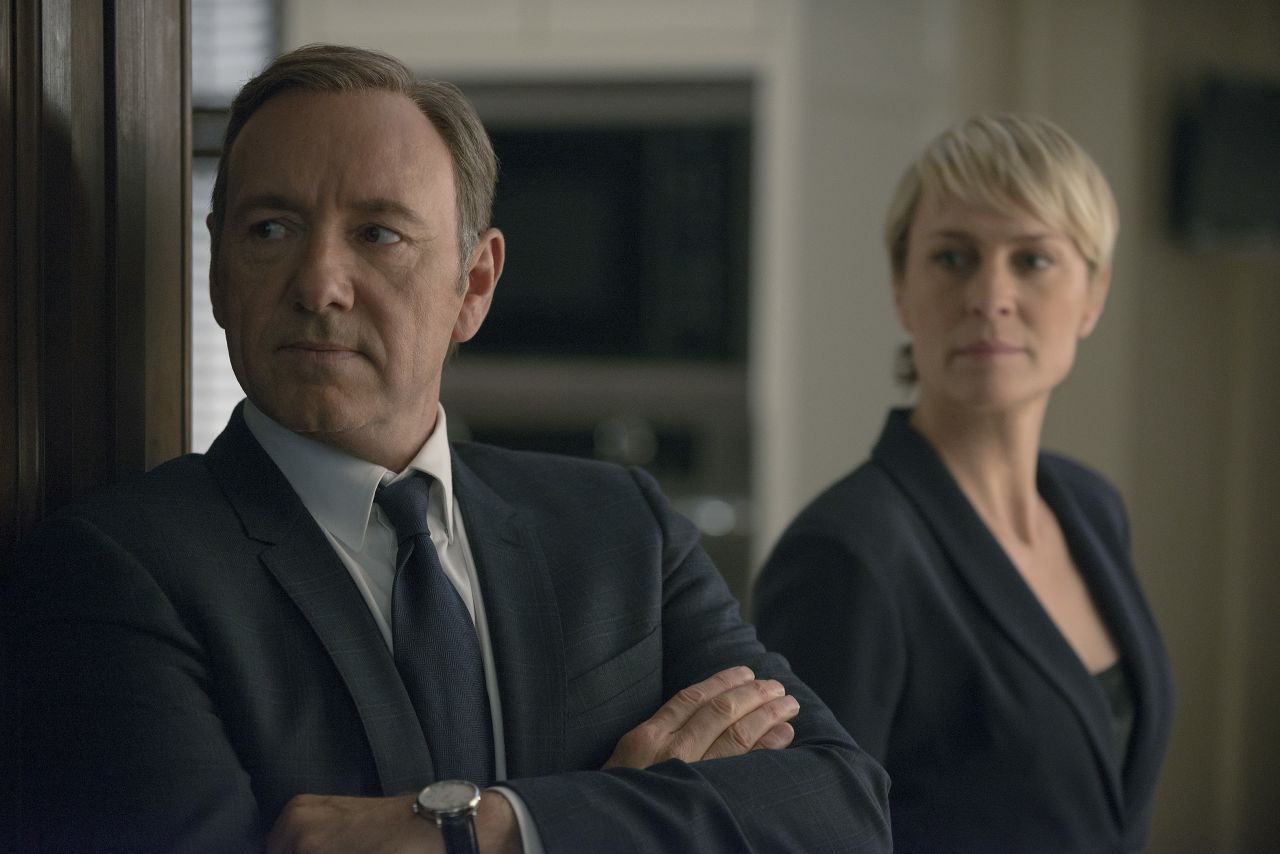 Political thriller "House of Cards" may be binge-worthy by design as a Netflix original series that comes out one season at a time. But some recommend only watching a few episodes in each sitting to better savor the saga of Frank and Claire Underwood's conniving ways. The series stars Kevin Spacey and Robin Wright.