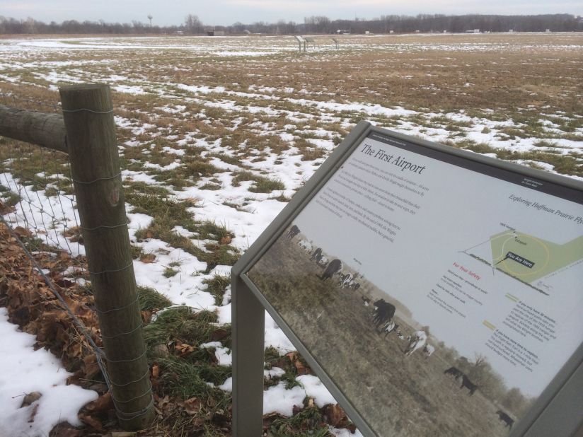 The National Park Service touts Huffman Prairie as "the first airport." Others dispute that claim because different experts have various definitions of the term "airport."