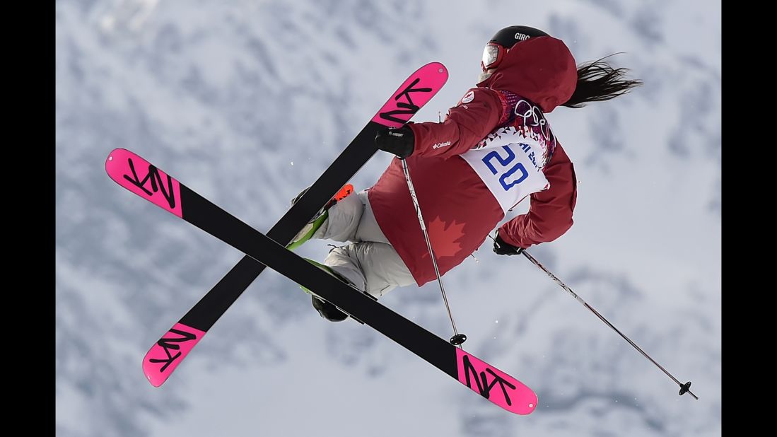Canada's Yuki Tsubota competes in the women's slopestyle event on February 11.
