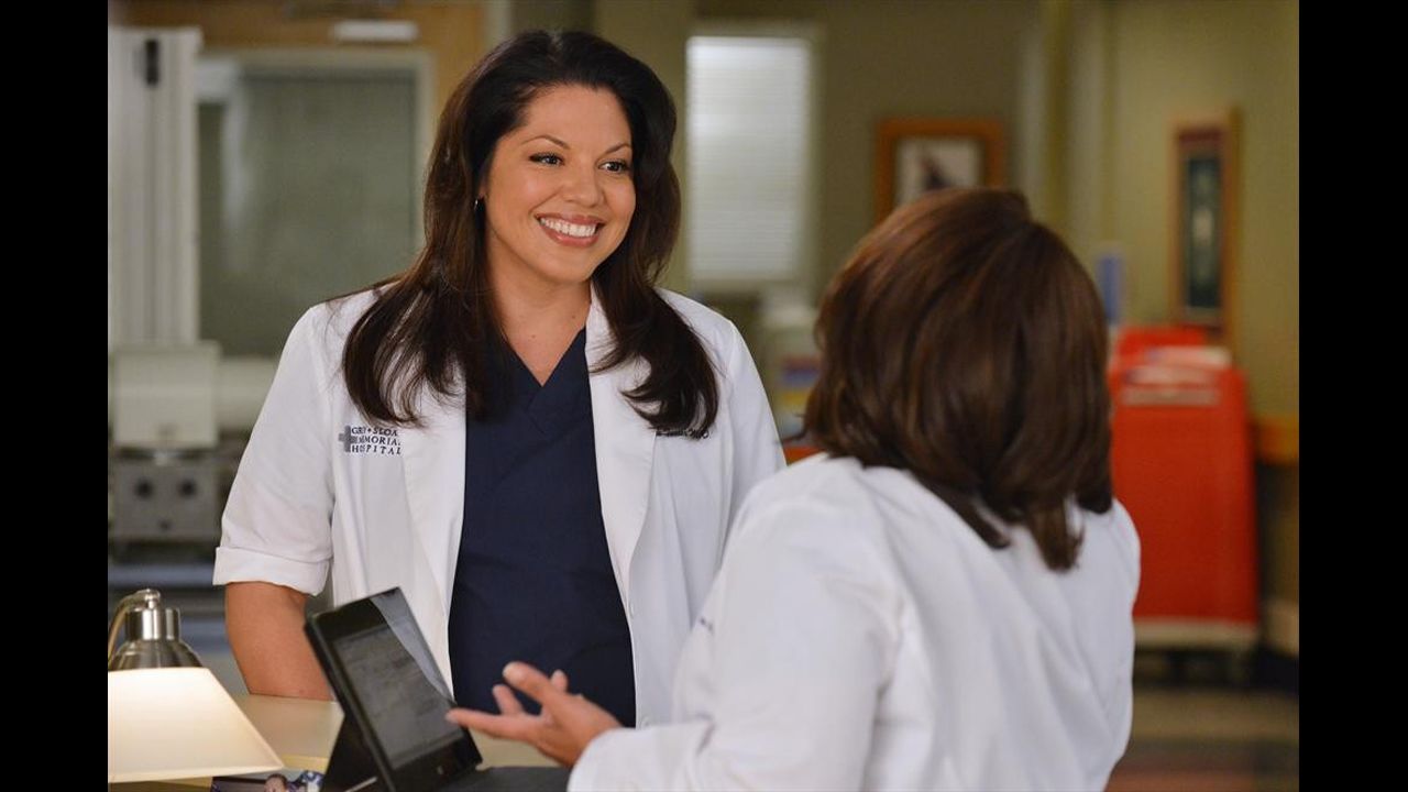 Sara Ramirez as Dr. Callie Torres in "Grey's Anatomy."