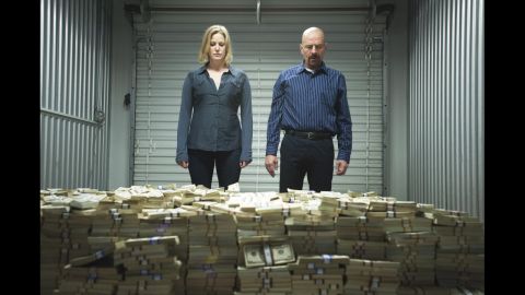 Anna Gunn as Skyler White, who held many jobs, including writer and bookkeeper, in "Breaking Bad." 