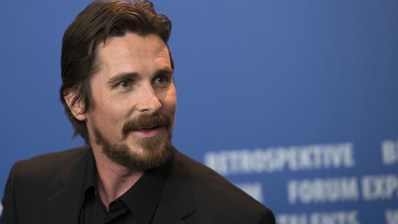 British actor Christian Bale addresses a press conference for the film "American Hustle" in the Berlinale Special category at the 64rd Berlinale Film Festival in Berlin, on February 7, 2014. The 64rd Berlinale, the first major European film festival of the year, starts with 24 international productions screening in the main showcase. AFP PHOTO / JOHANNES EISELE 
  AFP PHOTO / JOHANNES EISELE        (Photo credit should read JOHANNES EISELE/AFP/Getty Images)
