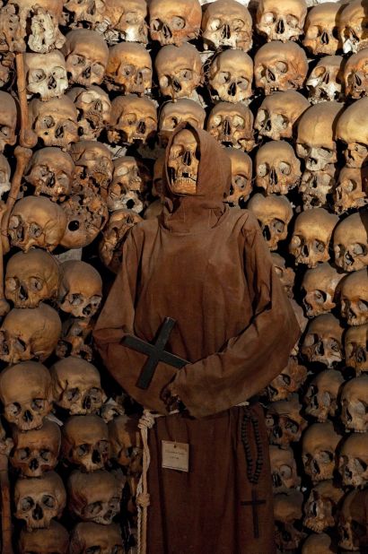 Visit the Capuchin ossuary beneath the church of Santa Maria della Concezione, where the bones of 4,000 monks decorate the crypt.